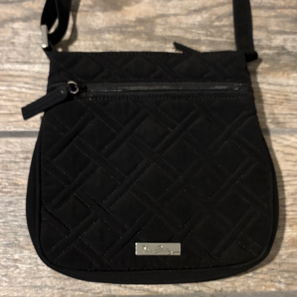 Vera Bradley Black Quilted Crossbody Bag